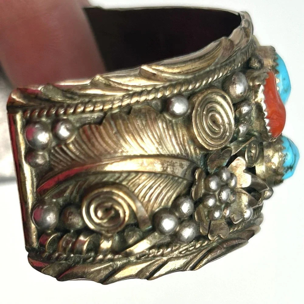 Native American turquoise coral